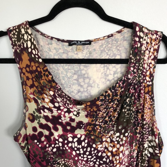 Cable & Gauge Multi Colored Sleeveless Top - Picture 2 of 7